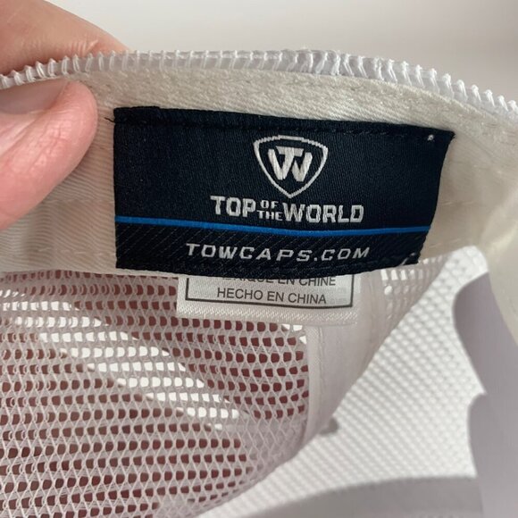 Syracuse Orangemen Navy Blue White Top of the World Snapback Trucker Hat New - Picture 5 of 5